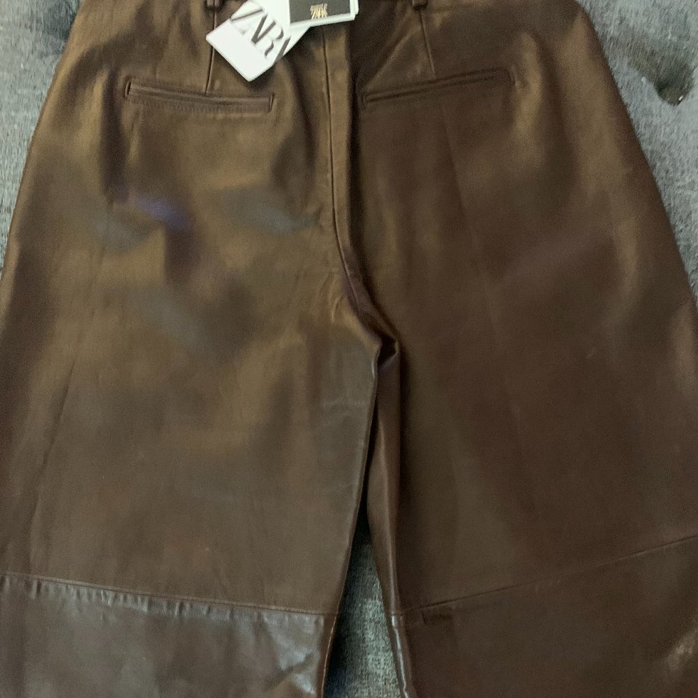 🔥🔥Real 2020 LEATHER PANTS ZARA LIMITED EDITION